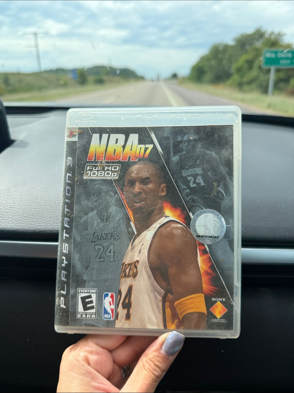 NBA 07 PS3 Sony PlayStation 3 Complete KOBE BRYANT Basketball game 1080P Bluray